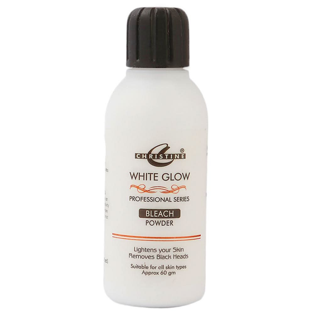 Christine White Glow Bleach Powder 60gm, Beauty & Personal Care, Skin Treatments, Chase Value, Chase Value