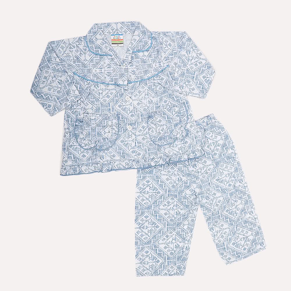 Girls Night Suit - Blue, Kids, Girls Sets And Suits, Chase Value, Chase Value