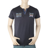 Men's Half Sleeves Round Neck T-Shirt - Black, Men, T-Shirts And Polos, Chase Value, Chase Value