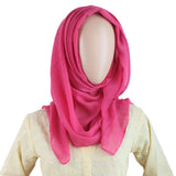 Women Lawn Scarf - T1 - Pink, Women, Shawls And Scarves, Chase Value, Chase Value