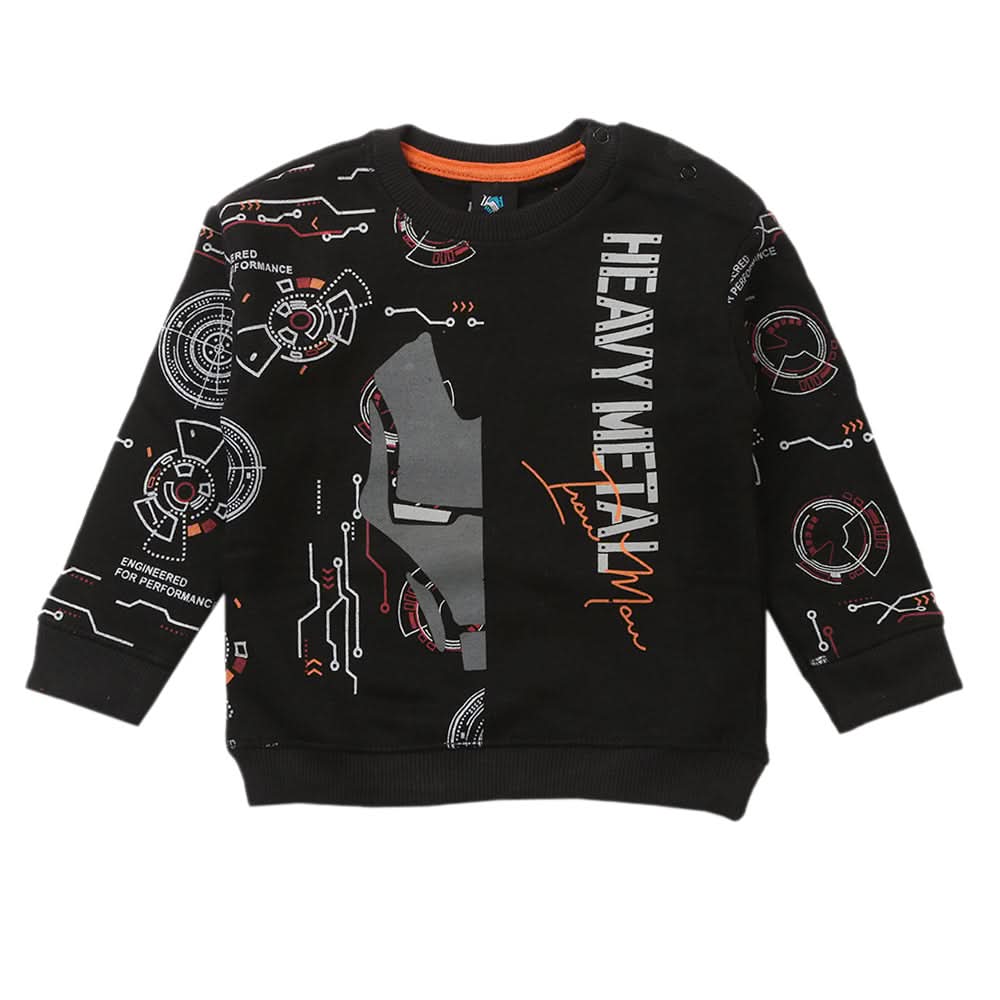 Boys Sweat Shirt - Black, Boys Hoodies & Sweat Shirts, Chase Value, Chase Value