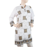 Women's Kurti -1Pc - Cotton- White, Women, Ready Kurtis, Chase Value, Chase Value
