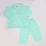 Girls Night Suit - Light Green, Kids, Girls Sets And Suits, Chase Value, Chase Value