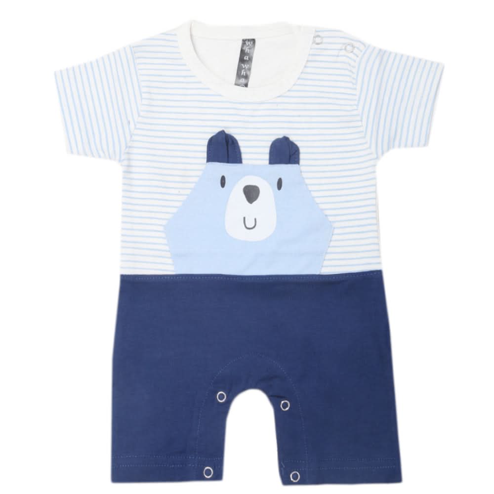 Newborn Boys Romper - Blue - A, Kids, Newborn Boys Rompers, Chase Value, Chase Value
