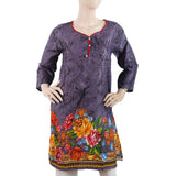 Women Printed Kurti Grey, Women, Ready Kurtis, Chase Value, Chase Value