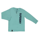 Boys Full Sleeves T-Shirt - Cyan, Kids, Boys T-Shirts, Chase Value, Chase Value