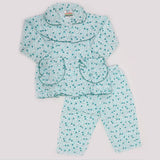 Girls Night Suit - Cyan, Kids, Girls Sets And Suits, Chase Value, Chase Value