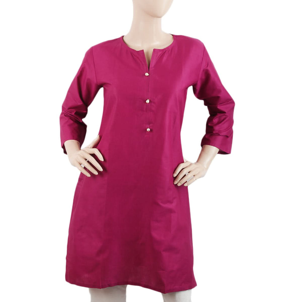 Women Basic Kurti - Purple, Women, Ready Kurtis, Chase Value, Chase Value