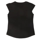 Girls Half Sleeves T-Shirts 4029 - Black, Kids, Girls T-Shirts, Chase Value, Chase Value
