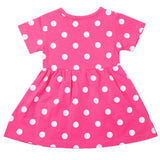 Newborn Girls Half Sleeves Frock - Dark Pink, Kids, Newborn Girls Frocks, Chase Value, Chase Value
