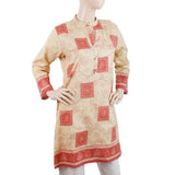 Women's Kurti -1Pc - Cotton- Fawn, Women, Ready Kurtis, Chase Value, Chase Value