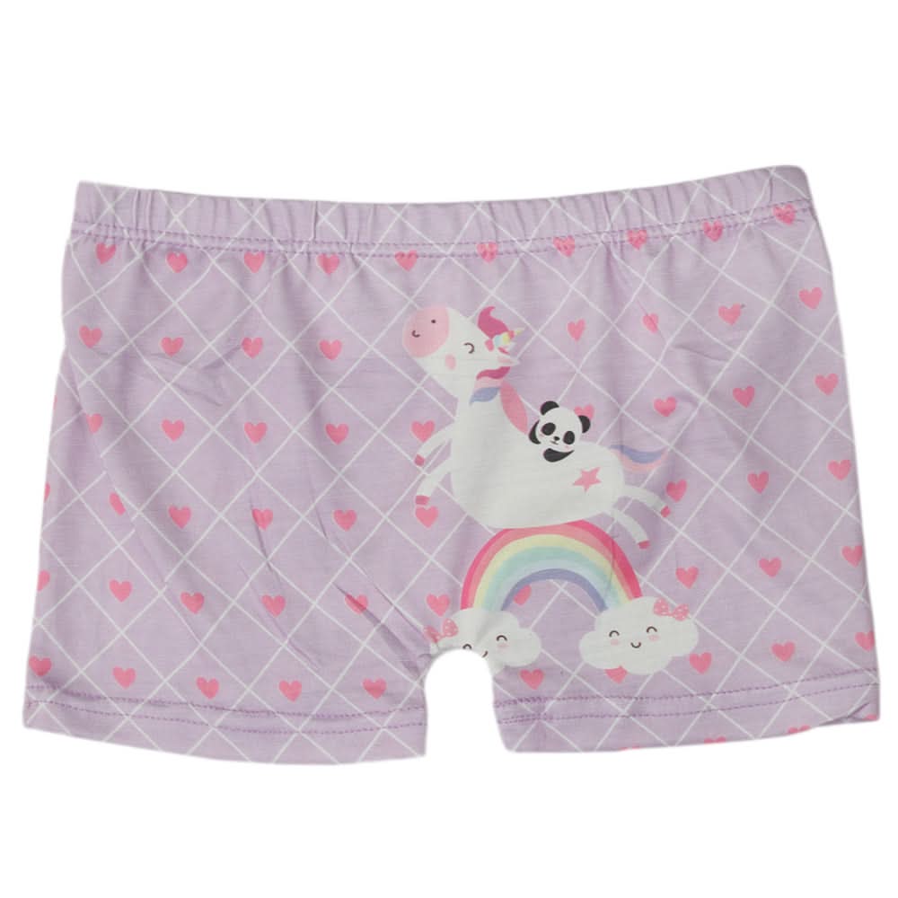 Girls Boxer Mix Print - Purple, Kids, Panties And Briefs, Chase Value, Chase Value