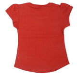 Girls Half Sleeves T-Shirts 4035 - Orange, Kids, Girls T-Shirts, Chase Value, Chase Value