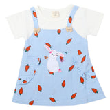 Newborn Girls Half Sleeves Frock - Blue, Kids, Newborn Girls Frocks, Chase Value, Chase Value