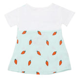 Newborn Girls Half Sleeves Frock - Cyan, Kids, Newborn Girls Frocks, Chase Value, Chase Value