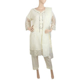 Women's Embroidered Fancy 03 Pcs Suit With Stone - Fawn, Women's, Shalwar Suits, Chase Value, Chase Value