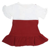 Newborn Girls Frock - Maroon, Kids, NB Girls Frocks, Chase Value, Chase Value