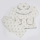 Girls Night Suit - Off White, Kids, Girls Sets And Suits, Chase Value, Chase Value