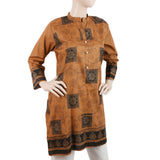 Women's Kurti -1Pc - Cotton - Coffee, Women, Ready Kurtis, Chase Value, Chase Value