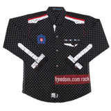 Boys Full Sleeves Casual Shirt - Black, Kids, Boys Shirts, Chase Value, Chase Value