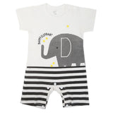 Newborn Unisex Half Sleeves Rompers 2007 - White, Kids, NB Boys Rompers, Chase Value, Chase Value