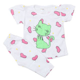 Newborn Girls Half Sleeves Suit - White, Kids, Newborn Girls Sets And Suits, Chase Value, Chase Value