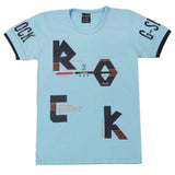 Boys Half Sleeves T-Shirt - Light Blue, Boys T-Shirts, Chase Value, Chase Value