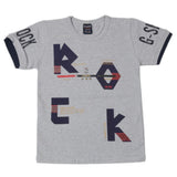 Boys Half Sleeves T-Shirt - Light Grey, Boys T-Shirts, Chase Value, Chase Value