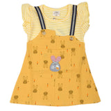 Newborn Girls Frock - Yellow, Kids, NB Girls Frocks, Chase Value, Chase Value