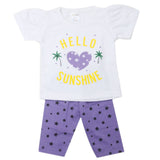 Newborn Girls Half Sleeves Suit - White, Kids, Newborn Girls Sets And Suits, Chase Value, Chase Value