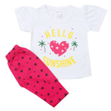 Newborn Girls Half Sleeves Suit - White, Kids, Newborn Girls Sets And Suits, Chase Value, Chase Value