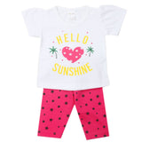 Newborn Girls Half Sleeves Suit - White, Kids, Newborn Girls Sets And Suits, Chase Value, Chase Value