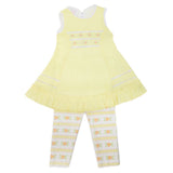 Newborn Girls Half Sleeves Suit - Yellow, Kids, Newborn Girls Sets And Suits, Chase Value, Chase Value