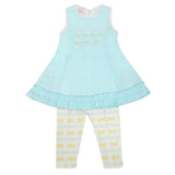 Newborn Girls Half Sleeves Suit - Blue, Kids, New Born Girls Sets And Suits, Chase Value, Chase Value