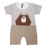 Newborn Boys Romper - Brown, Kids, Newborn Boys Rompers, Chase Value, Chase Value