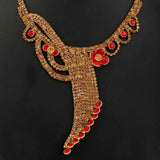 Women's Fancy Jewellery Set - Golden Red, Women, Jewellery Set, Chase Value, Chase Value