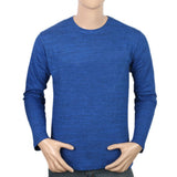 Men's Full Sleeves Twisted T-Shirt - Royal Blue, Men, T-Shirts And Polos, Chase Value, Chase Value