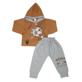 Newborn Boys Full Sleeves Suit 01239 - Brown, Kids, NB Boys Sets And Suits, Chase Value, Chase Value