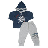 Newborn Boys Full Sleeves Suit 01239 - Steel Blue, Kids, NB Boys Sets And Suits, Chase Value, Chase Value