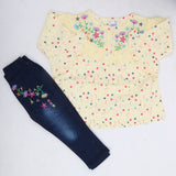 Girls Full Sleeves Suit - Yellow, Kids, Girls Sets And Suits, Chase Value, Chase Value