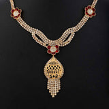Women's Jewellery Set - Golden & Red, Women, Jewellery Set, Chase Value, Chase Value