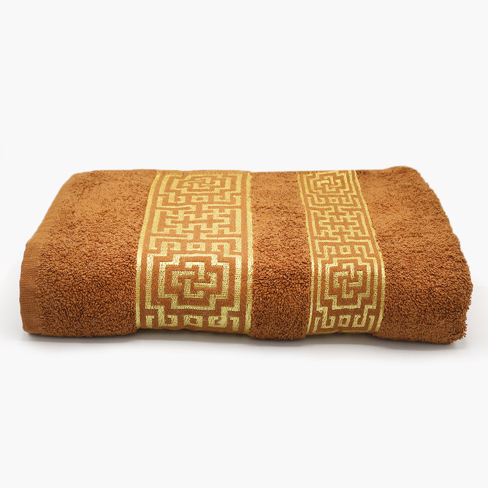 Bath Sheet Greek Border - Golden, Bath Towels, Chase Value, Chase Value