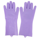 Silicone Dish Washing Gloves - Purple, Crockery & Kitchenware, Chase Value, Chase Value