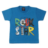 Boys Half Sleeves T-Shirt - Light Blue, Boys T-Shirts, Chase Value, Chase Value
