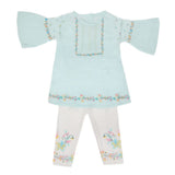 Newborn Girls Half Sleeves Suit - Blue, Kids, New Born Girls Sets And Suits, Chase Value, Chase Value