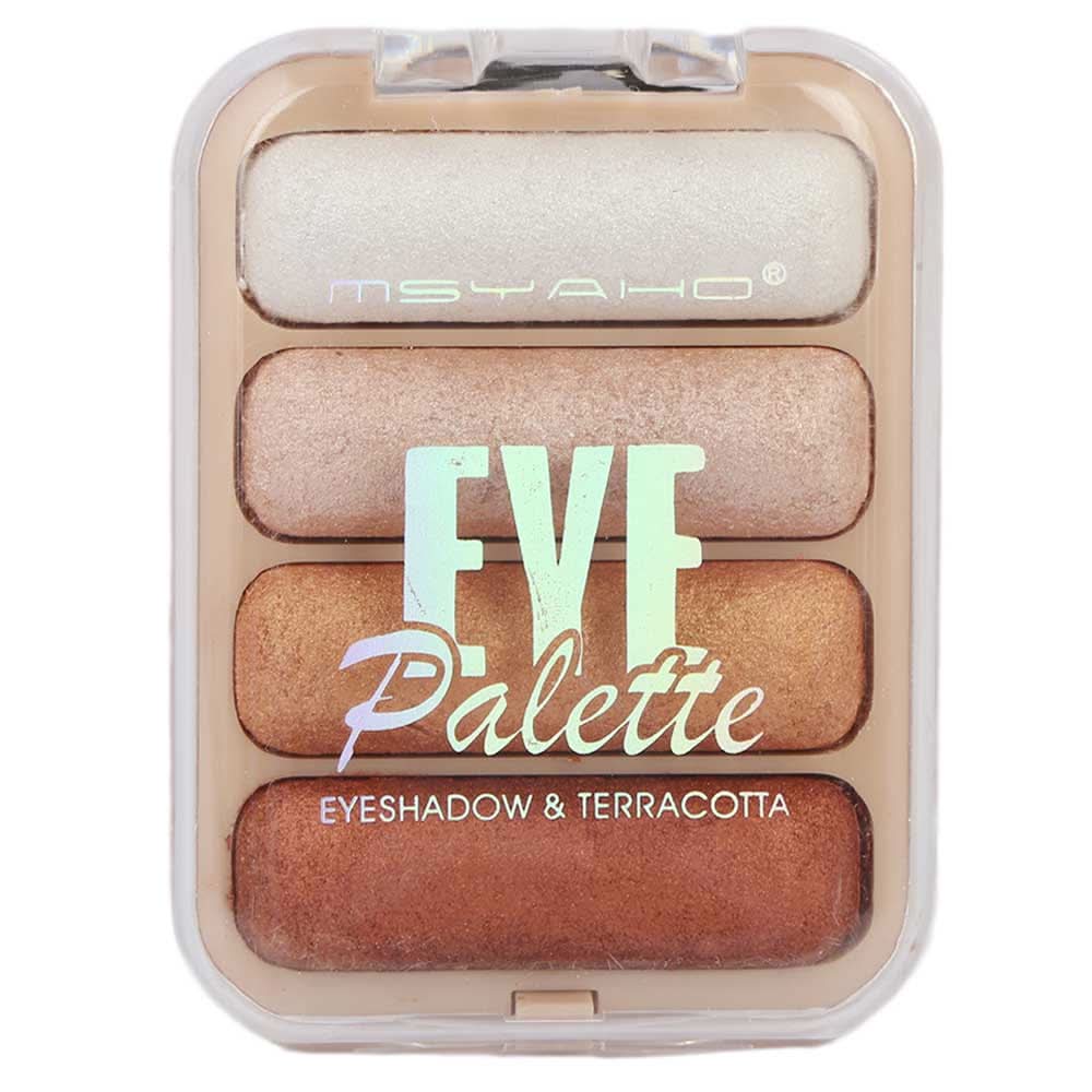 Msyaho Eye Palette Eye-Shadow & Terracotta 4 In 1 (YH693), Beauty & Personal Care, Eyeshadow, Chase Value, Chase Value