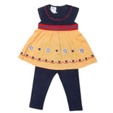 Newborn Girls Half Sleeves Suit - Mustard, Kids, Newborn Girls Sets And Suits, Chase Value, Chase Value