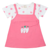 Newborn Girls Half Sleeves Frock - Pink, Kids, Newborn Girls Frocks, Chase Value, Chase Value