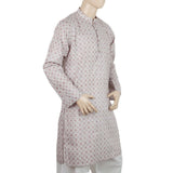 Men's Mashriq Slim Fit Printed Kurta - Brown, Men, Kurtas, Chase Value, Chase Value