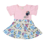 Newborn Girls Half Sleeves Frock - Light Pink, Kids, Newborn Girls Frocks, Chase Value, Chase Value